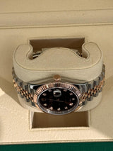 Rolex Datejust 41m Two-Tone Everose Gold Fluted Bezel Chocolate Diamond Dial Jubilee - 126331 - Brand New 2023