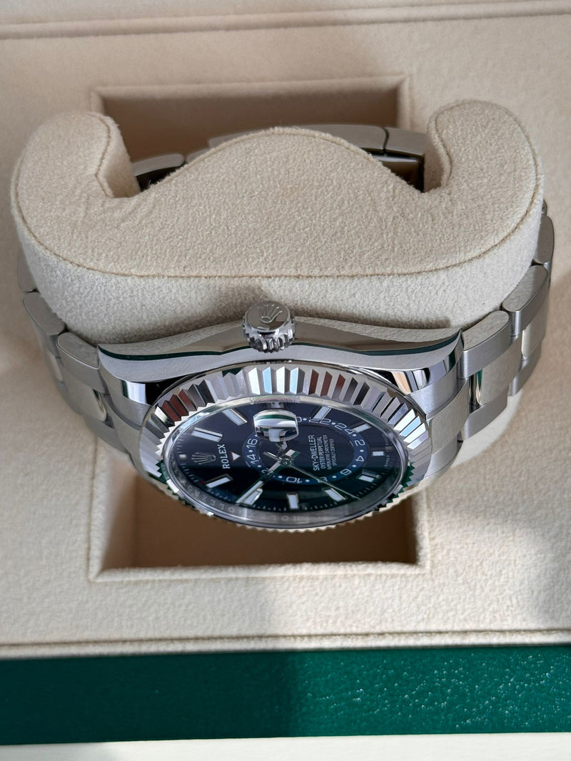 Rolex Sky-Dweller 42mm Stainless Steel Blue Dial Oyster - 336934 - Brand New 2024