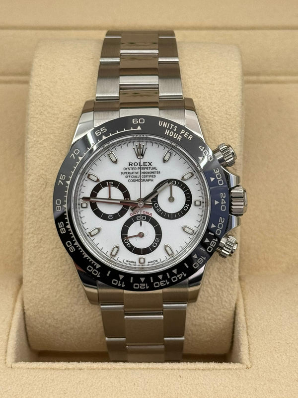 Rolex Cosmograph Daytona 40mm Ceramic Bezel White "Panda" Dial - 116500LN - New 2023