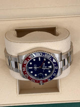 Rolex GMT-Master II 40mm White Gold Blue Dial Blue/Red Bezel Oyster - 126719BLRO - Brand New 2023