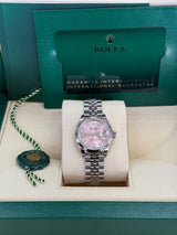 Rolex Lady Datejust 28mm Pink Diamond Dial Jubilee - 279174 - New 2024