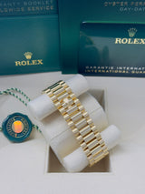 Rolex Yellow Gold President Day Date 40mm Diamond Pave Dial - 228238 - New 2024