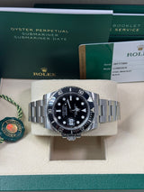 Rolex Submariner Date 40mm Ceramic Bezel Stainless Steel Pre-Owned With Card - 116610ln