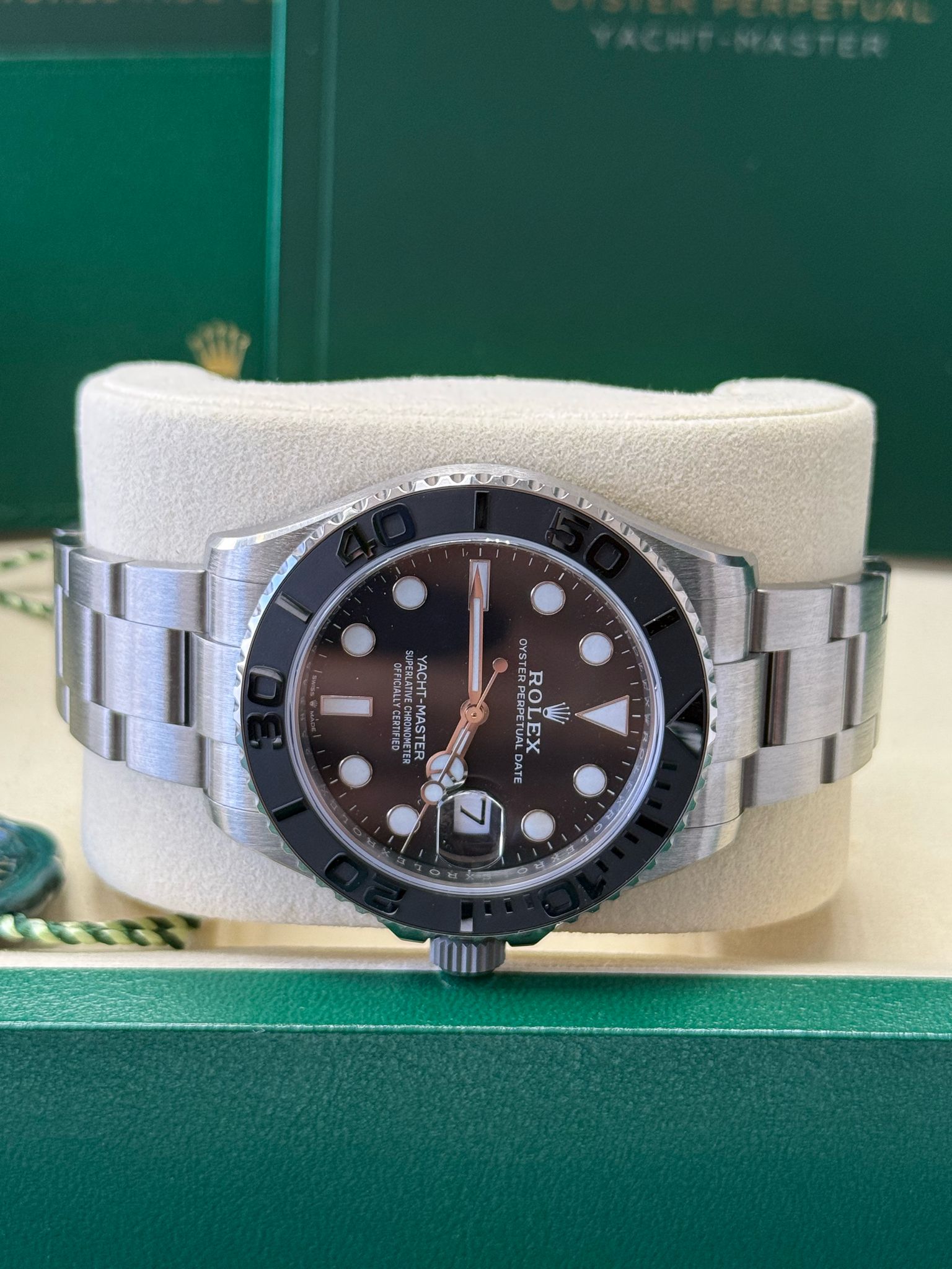 Rolex Yacht-Master 42mm Black Dial Titanium Cerachrom Bezel Oyster Bracelet – 226627 – New 2025 / 2026