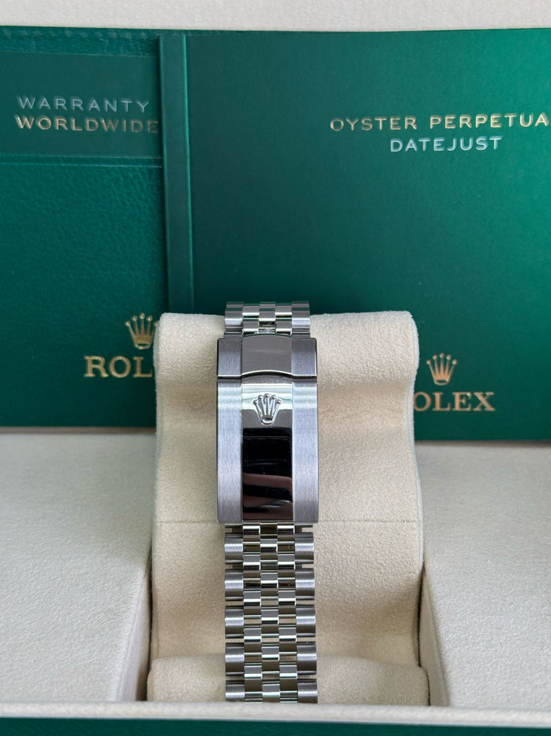 Rolex Datejust 36mm Fluted Bezel Silver Roman Diamond Dial Jubilee - 126234 - New 2025