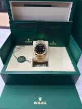 Rolex Yellow Gold President Day Date 40mm Black Diamond Baguette Dial - 228238 - New 2025
