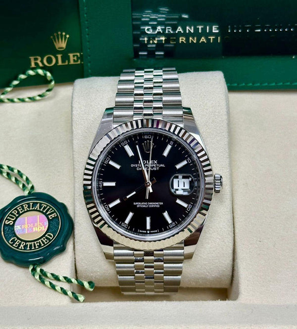 Rolex 126334 Datejust 41mm Black Jubilee New 2025