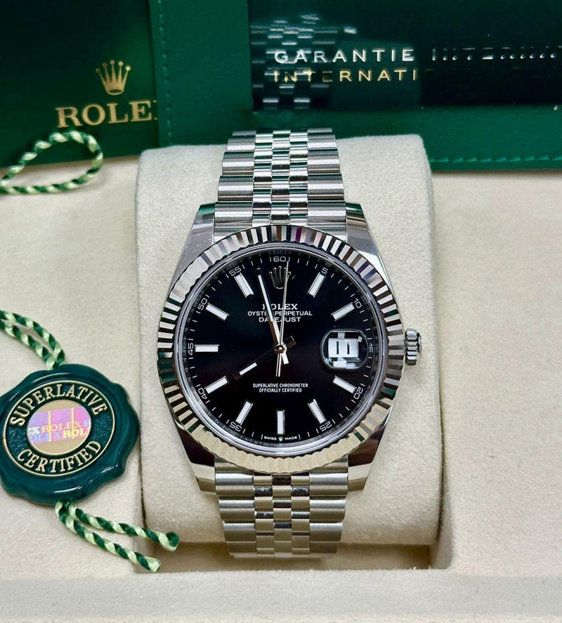 Rolex 126334 Datejust 41mm Black Jubilee New 2025