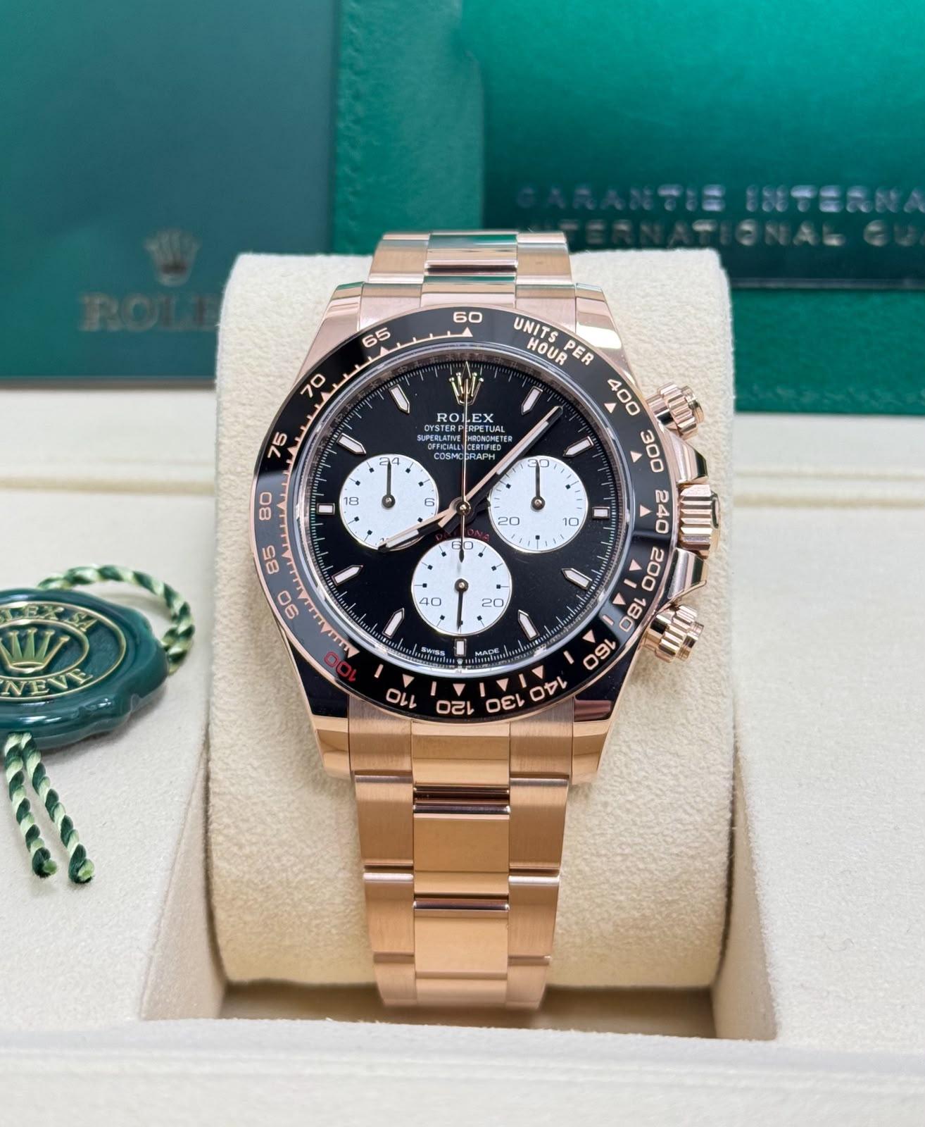 Rolex Cosmograph Daytona 40mm Special Edition "Le Mans" Rose Gold Ceramic Black