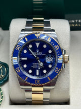 Rolex Submariner 41mm Two-Tone Yellow Gold Blue Dial Blue Bezel "Bluesy" - 126613LB - New 2025