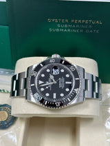 Rolex Submariner 41mm Date Stainless Steel Black Dial Black Bezel  - 126610LN - New 2025