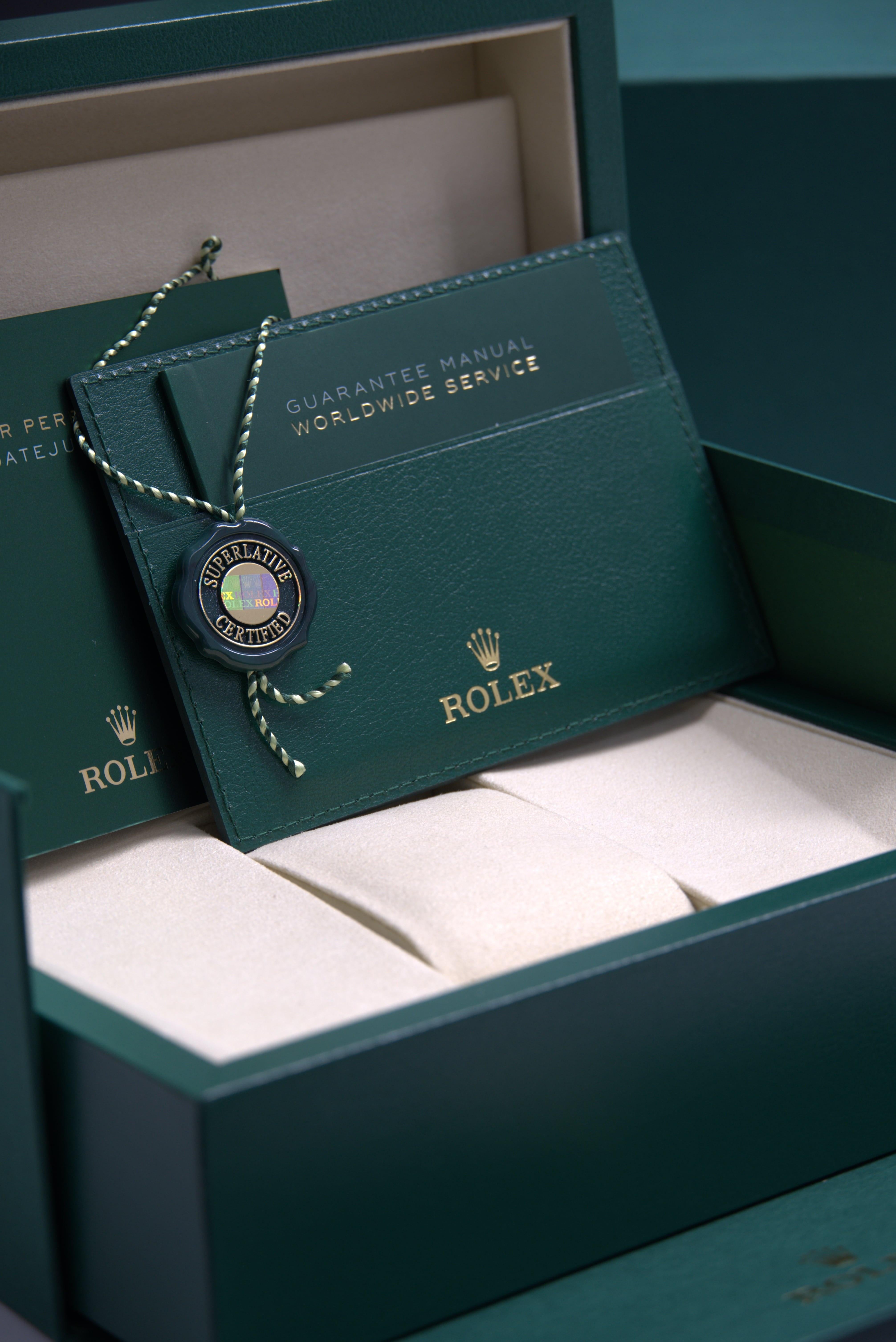 Rolex Datejust 41mm Blue Diamond Dial Fluted Bezel Jubilee Bracelet 126334