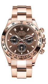 Rolex Cosmograph Daytona 40mm Everose Gold Chocolate Dial - 116505 - New 2023