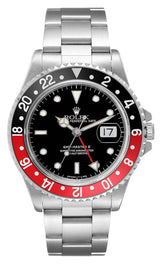 Rolex GMT II Coke Blue & Red Bezel 40mm 16710 with Papers