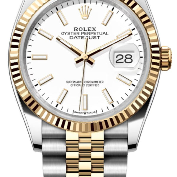 Two Tone New Oyster Perpetual 36 Rolex Datejust 36mm Two-Tone
