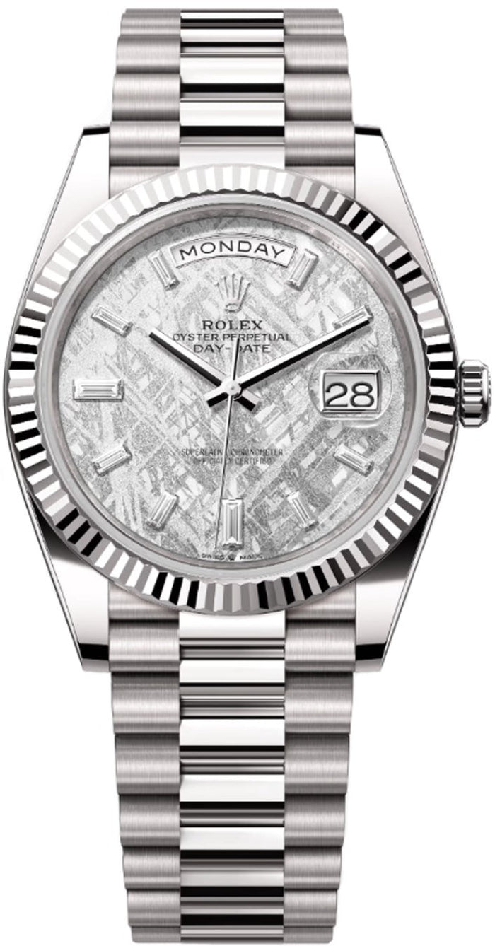 White Gold Meteorite Datejust Meteorite Dial Rolex Day-Date