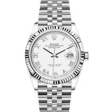 Rolex Oyster Perpetual Datejust 36mm 126234 White Roman Jubilee - New 2023