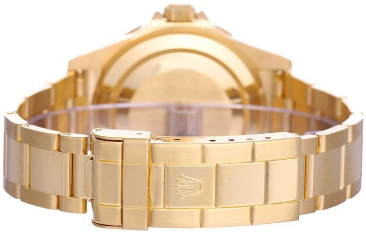 Rolex Submariner 18k Yellow Gold Blue Dial 40mm – 16618