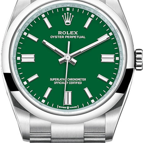 Rolex Oyster Perpetual 36mm Green Dial - 126000 - New 2025