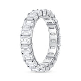 Custom Listing For Hoany - 2.5ct Emerald Cut Natural Diamond Eternity Band 18K Yellow Gold