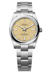 Rolex Oyster Perpetual 34mm Beige Dial - 124200 - New 2025