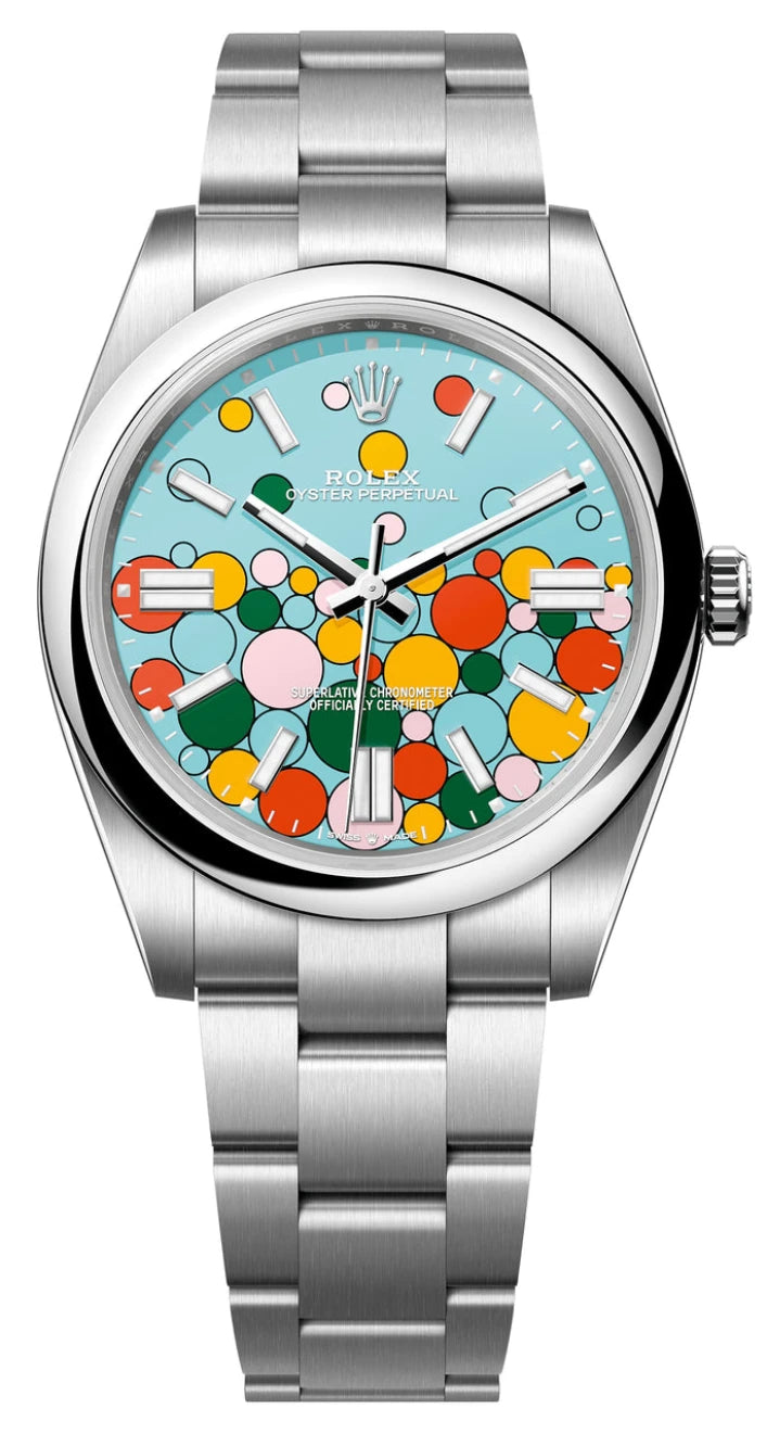 Rolex Oyster Perpetual 41mm Celebration Dial - 124300 - New 2025