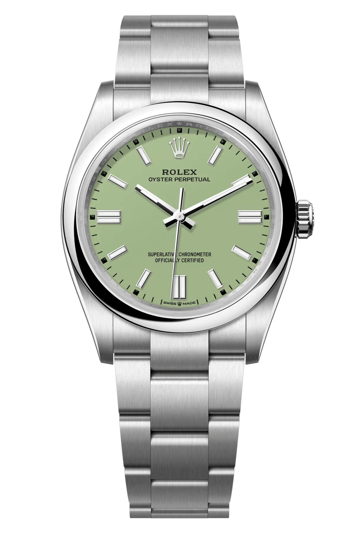Rolex Oyster Perpetual 36mm Pistachio Dial Oyster Bracelet – 126000 – New 2025