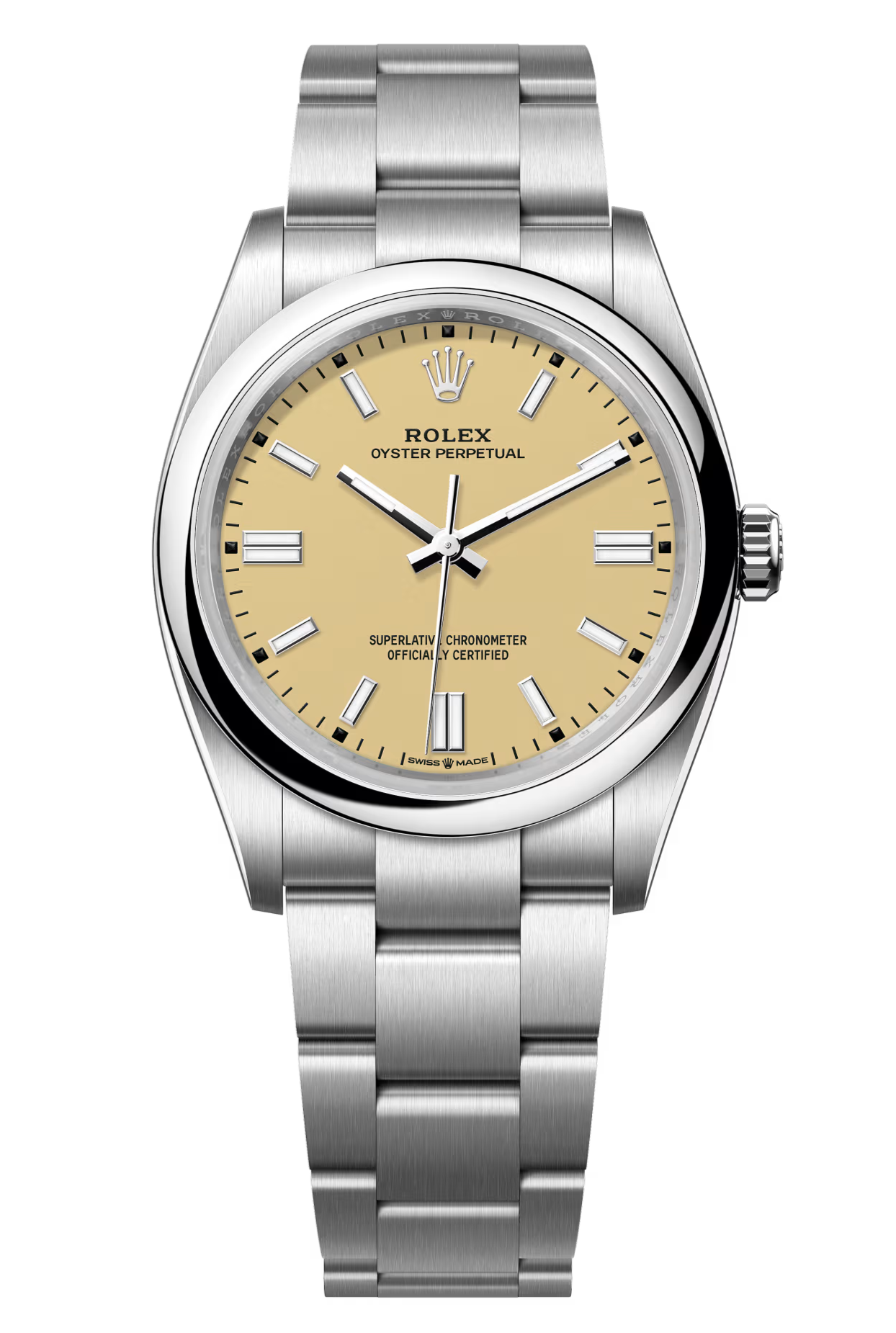Rolex Oyster Perpetual 36mm Beige Dial Oyster Bracelet – 126000 – New 2025 / 2026