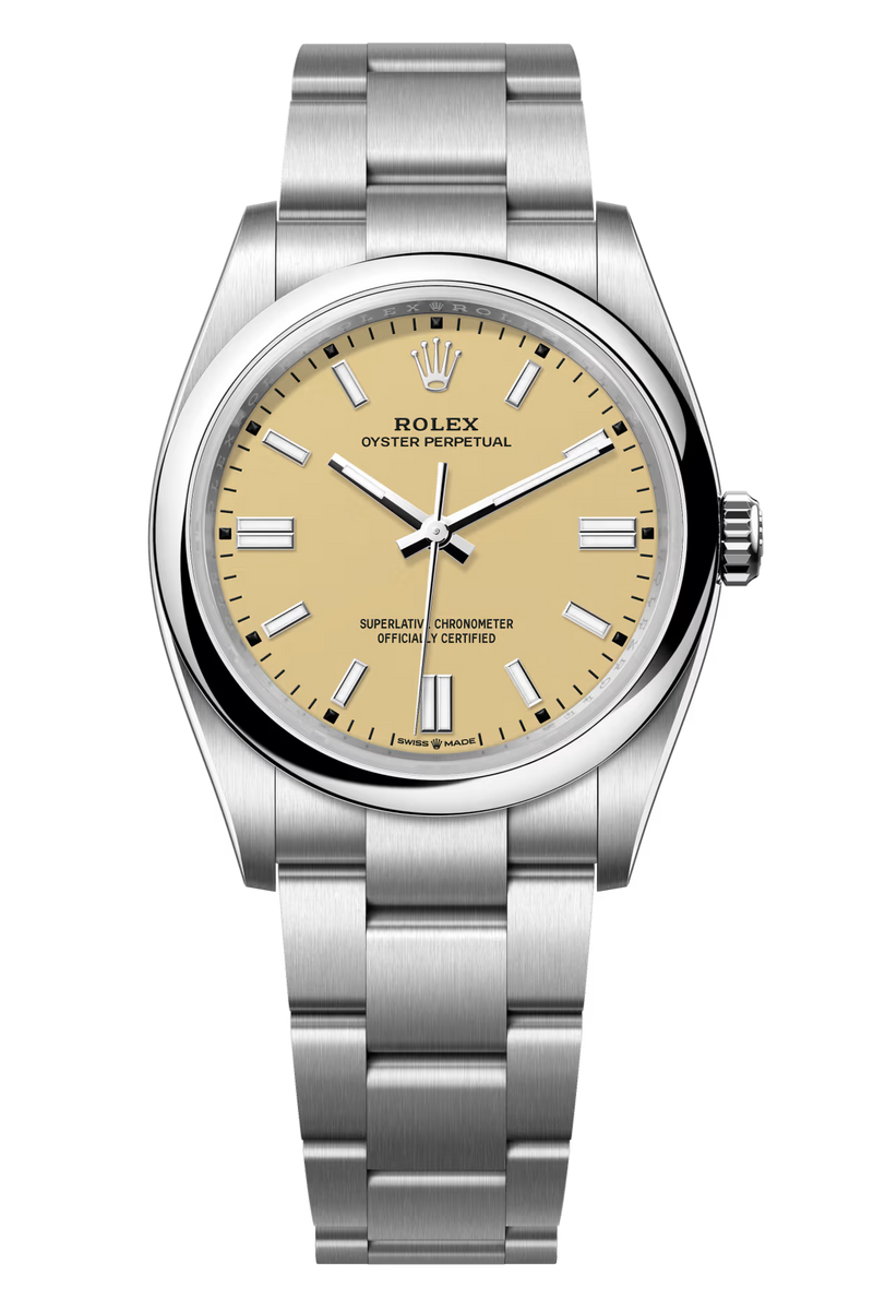 Rolex Oyster Perpetual 36mm Beige Dial - 126000 - New 2025