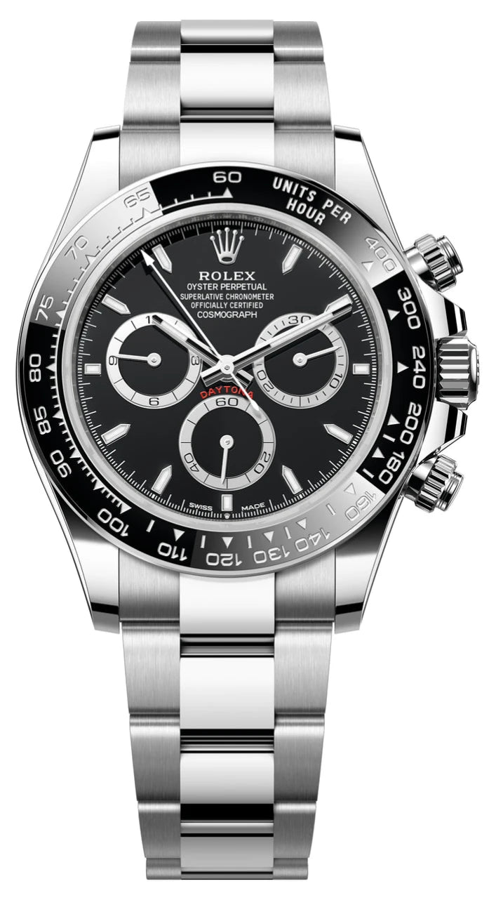 Rolex Cosmograph Daytona 40mm Ceramic Bezel Black Dial - 126500LN - New 2025