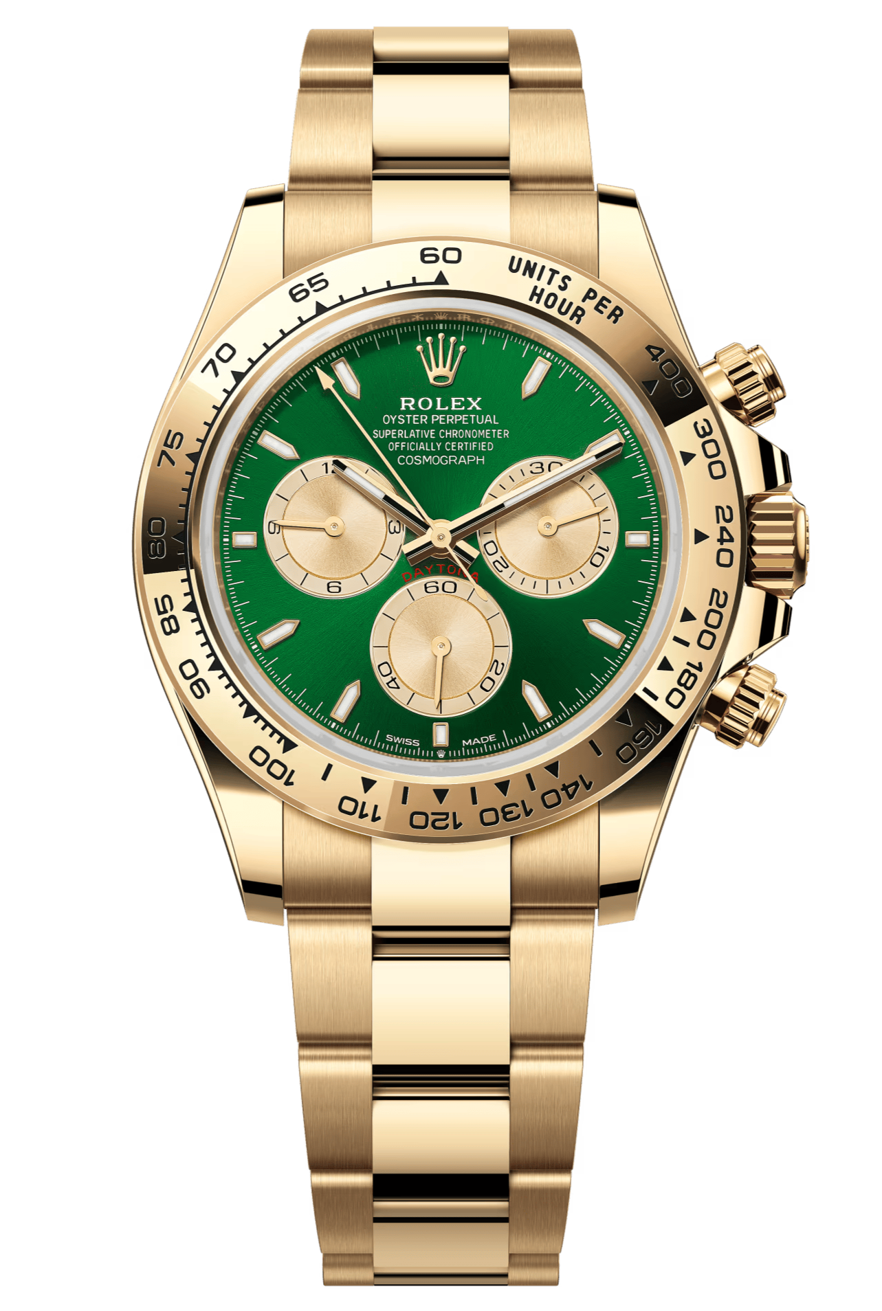Rolex Cosmograph Daytona "John Mayer" 40mm Yellow Gold Green and Golden Dial 126508 – New 2025 / 2026