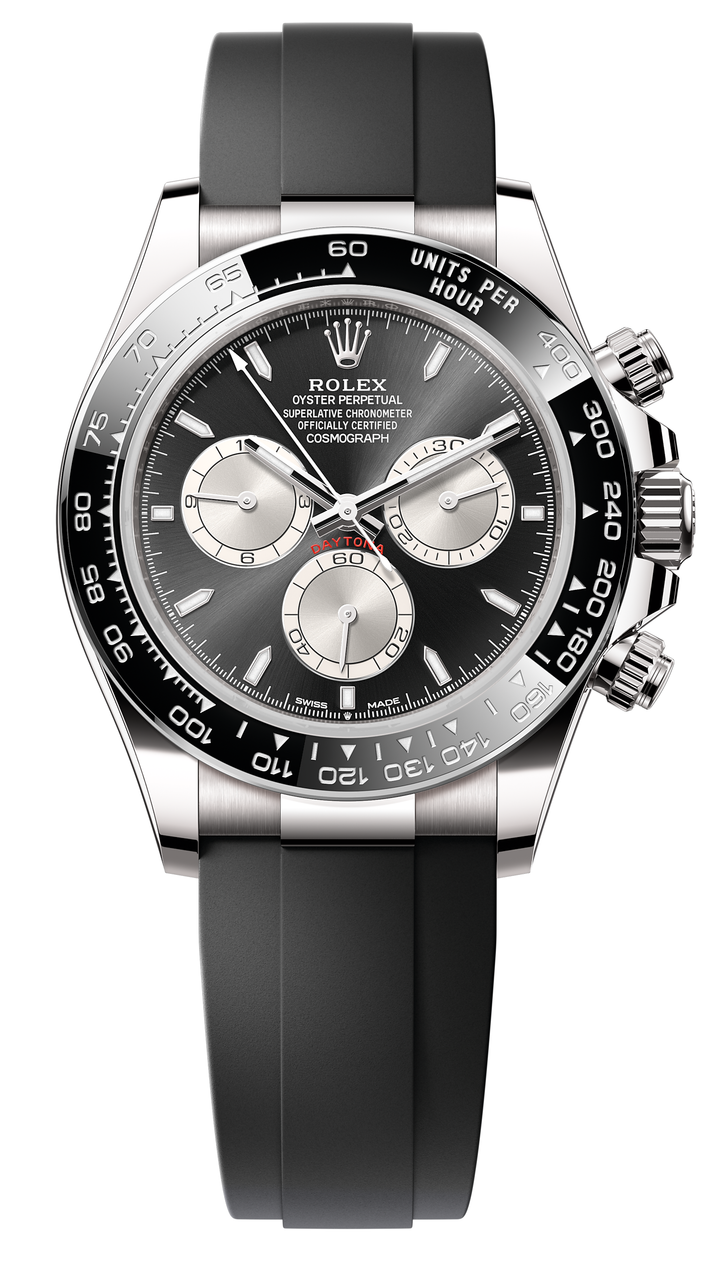 Rolex Cosmograph Daytona 40mm White Gold Black "Baby Le Mans" Dial Oysterflex - 126519LN - Brand New 2024