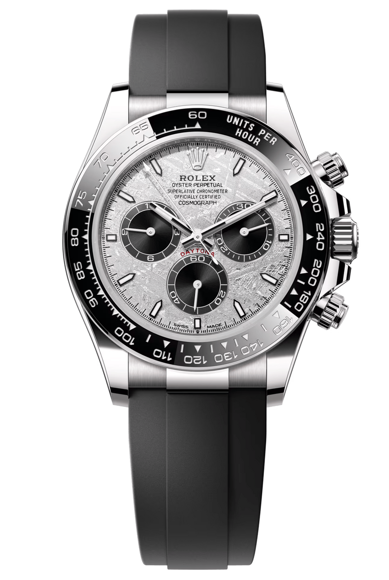 Rolex Cosmograph Daytona 40mm White Gold Meteorite Dial Oysterflex - 126519LN - New 2025 Release Coming Soon