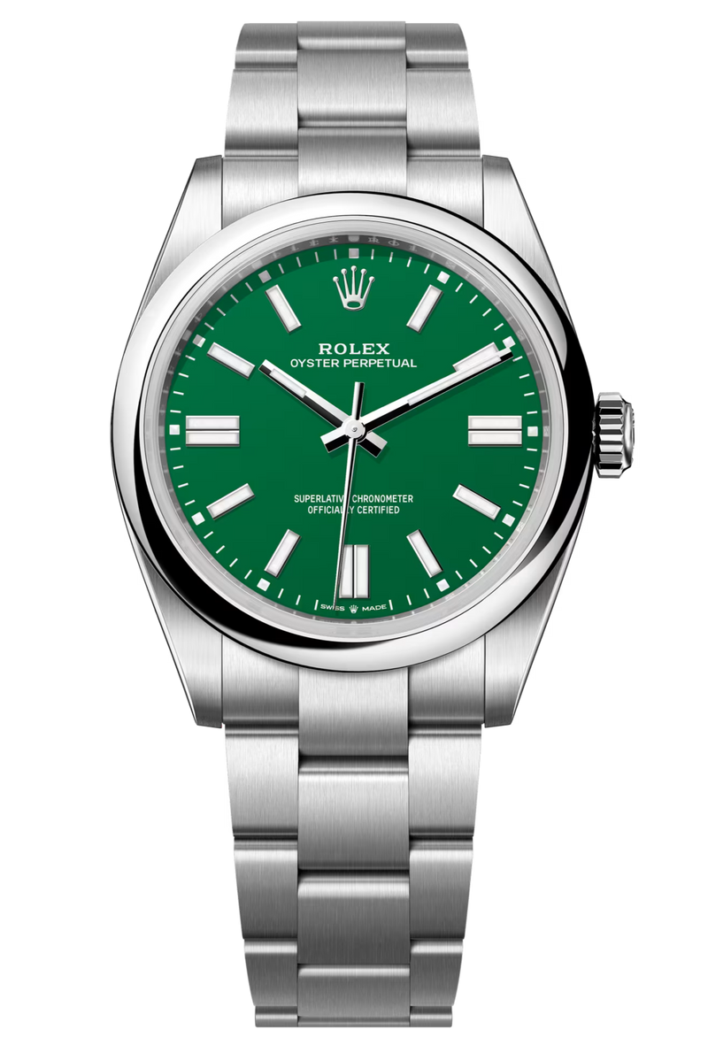 Rolex Oyster Perpetual 41mm Green Dial - 134300 - New 2025