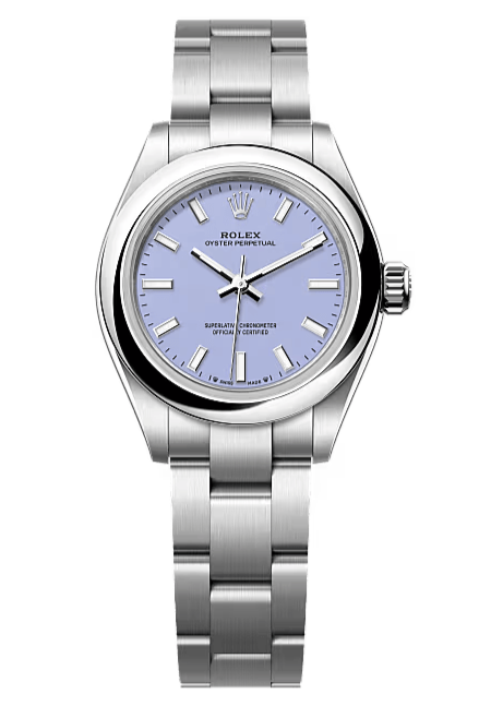 Rolex Oyster Perpetual 28mm Lavender Dial Oyster Bracelet – 276200 – New 2025