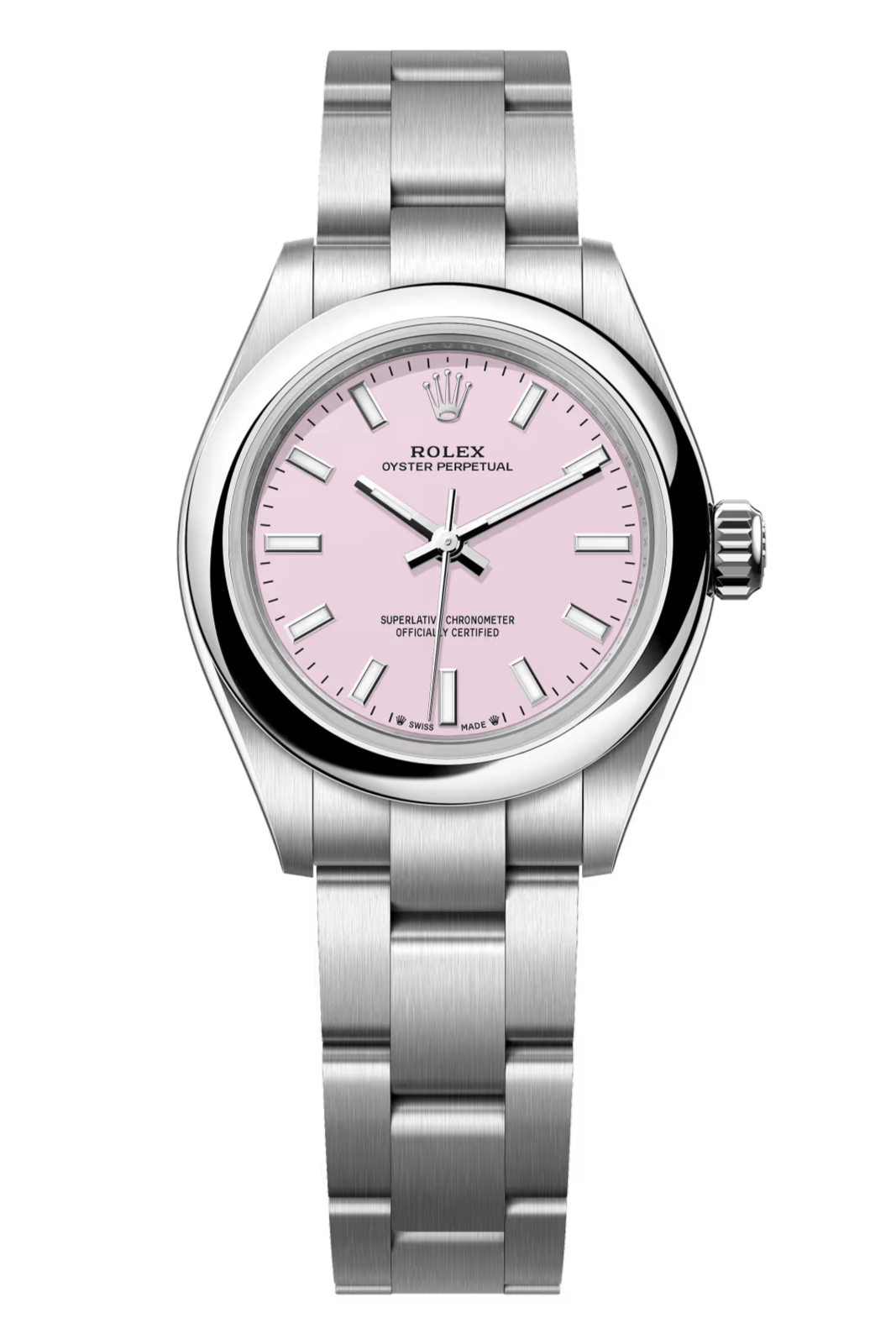 Rolex Oyster Perpetual 28mm Candy Pink Dial Oyster Bracelet – 276200 – New 2025