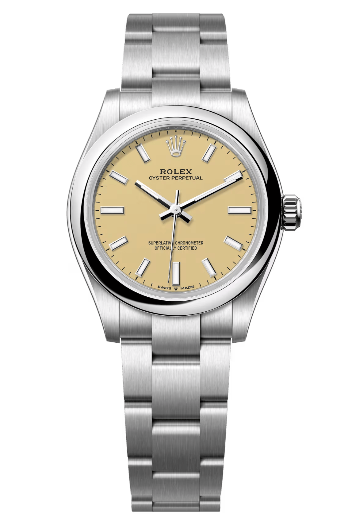 Rolex Oyster Perpetual 31mm Beige Dial Oyster Bracelet – 277200 – New 2025 / 2026