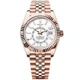 Rolex Sky-Dweller 42mm Rose Gold White Dial Jubilee - 336935 - New 2024