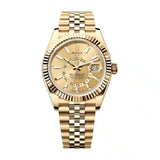 Rolex Sky-Dweller 42mm Yellow Gold Champagne Dial Jubilee - 336938 - New 2025