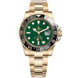 Rolex 40mm GMT Master II Yellow Gold Green Dial - 116718