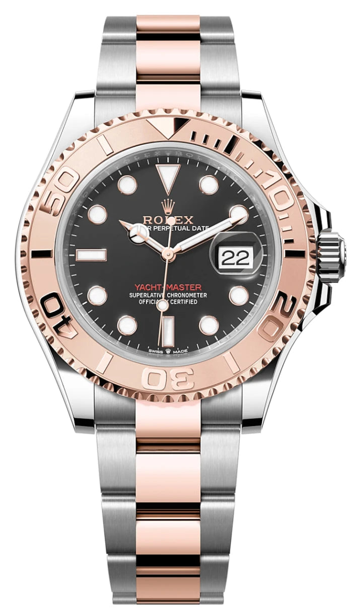 Rolex Yacht-Master 40mm Everose Gold Black Dial Oyster Bracelet – 126621 – New 2025