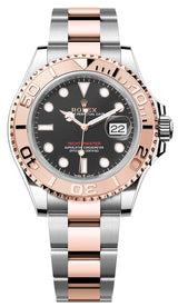 Rolex Yacht-Master Rose & Black Tow Tone Black Dial 126621 - New 2023