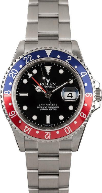 Rolex GMT-Master II "Pepsi" 40mm Blue/Red Dial Oyster - 16710