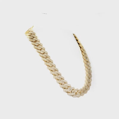 Iced Out Diamond Miami Cuban 14 Gold