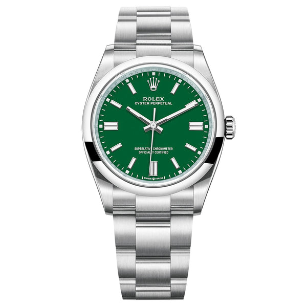 Rolex Oyster Perpetual 36mm Green Dial - 126000 - Brand New 2024