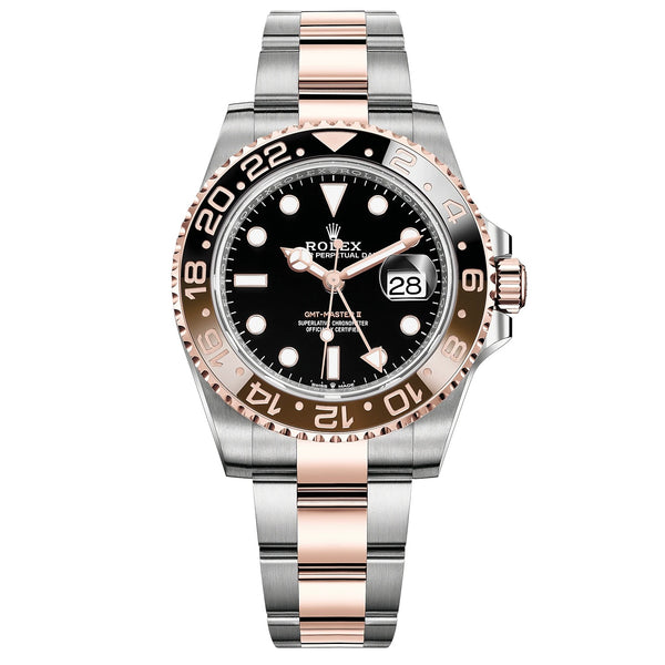 Rolex GMT-Master II 40mm Two-Tone Everose "Rootbeer" - 126711CHNR - Brand New 2024