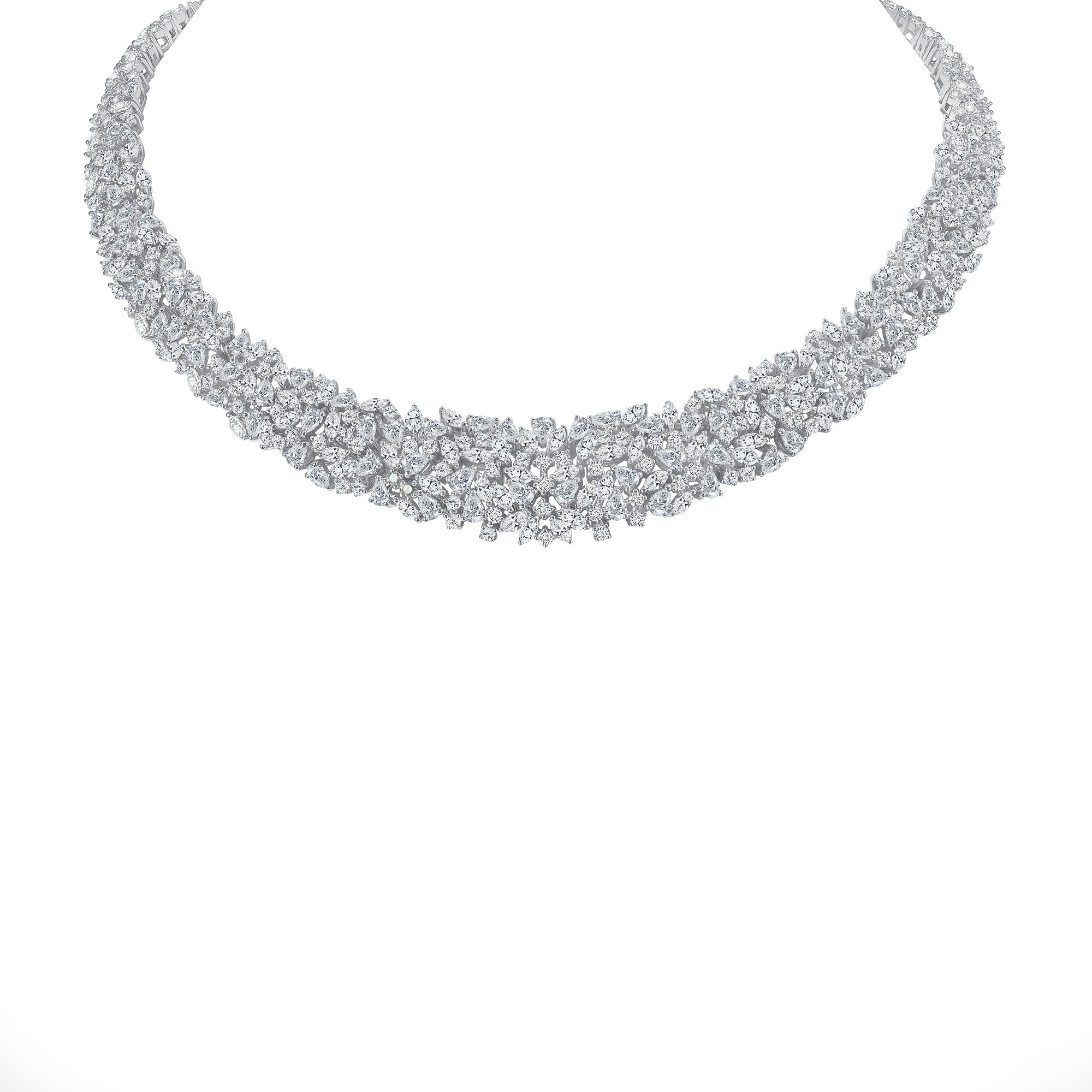 Diamond Cluster Necklace