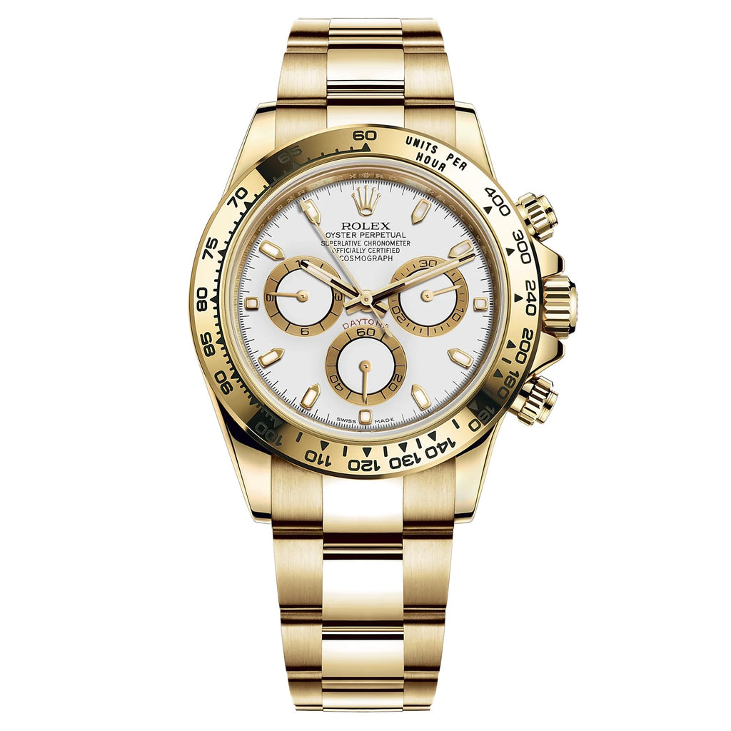 rolex daytona all white