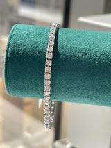 Diamond Tennis Bracelet - Natural Round Diamonds