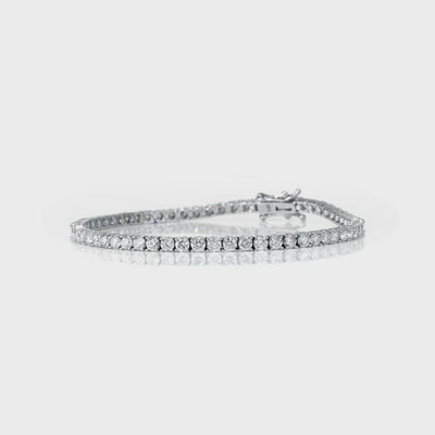 Diamond Tennis Bracelet - Round Diamonds